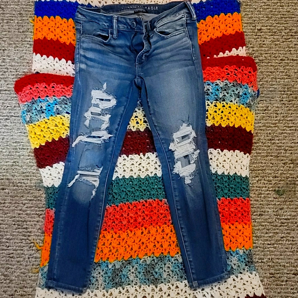 American eagle jeans next level stretch size 6